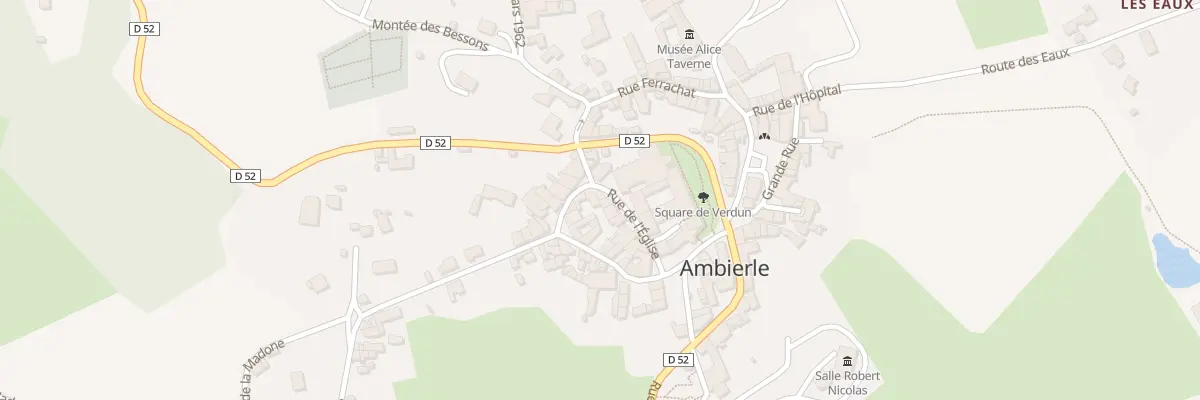 Plan du 21 Rue St Martin à Ambierle