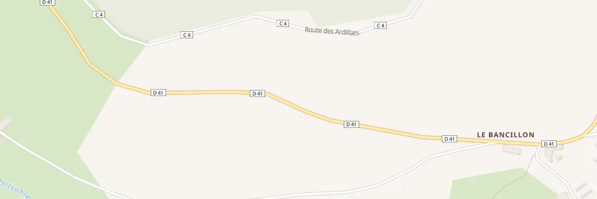 Plan du 6 Le Bancillon à Cherier