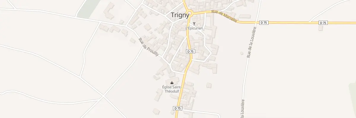 Plan du 5 Ptr Petite Rue de l’Eglise à Trigny