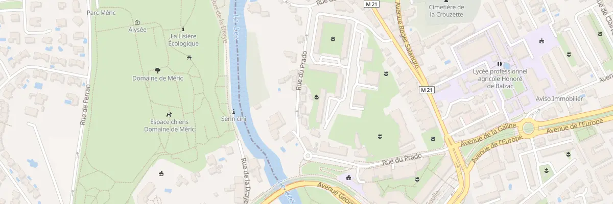 Plan du 3 Rue du Prado à Castelnau-le-Lez