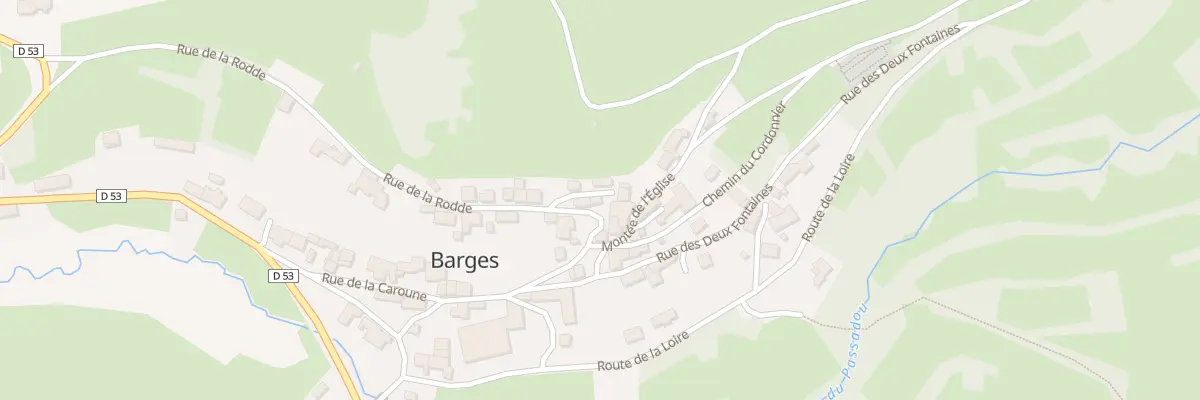Plan du 5062 Barges Bas à Barges