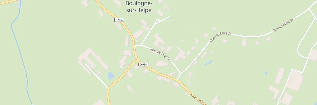 Plan du 2 Rue de l’Eglise à Boulogne-sur-Helpe