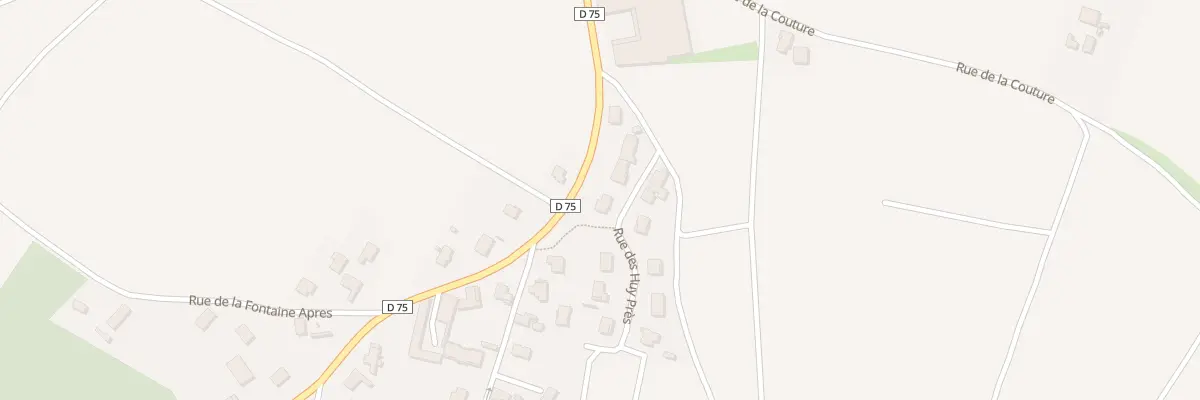 Plan du 6 Rue des Huy Prés à Trigny