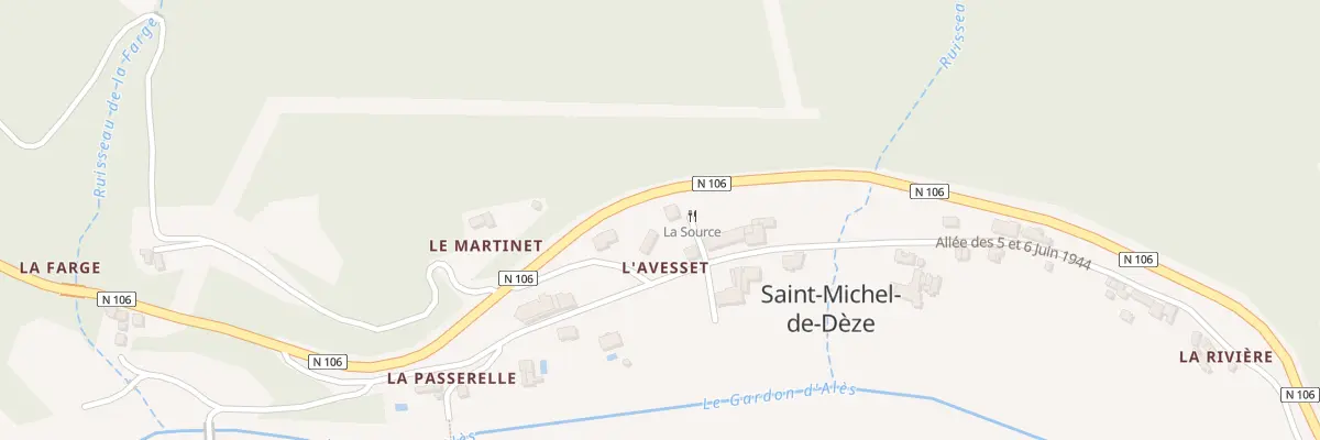 Plan du 5055 St Michel de Deze à Saint-Michel-de-Dèze