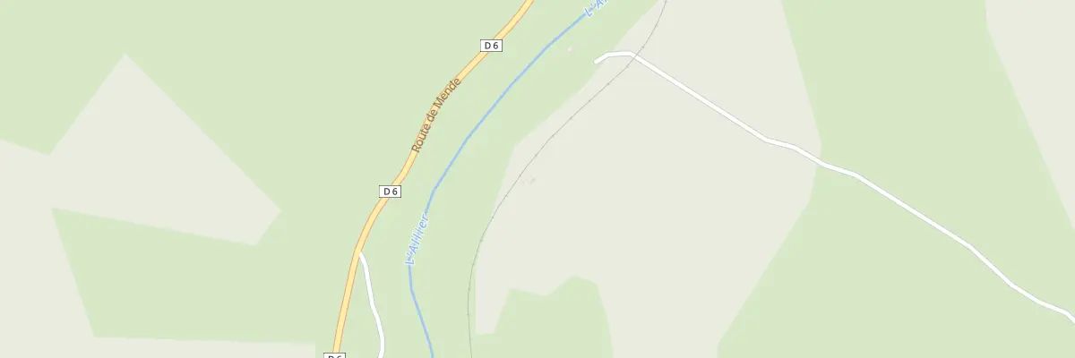 Plan du 5003 Le Thort à La Bastide-Puylaurent