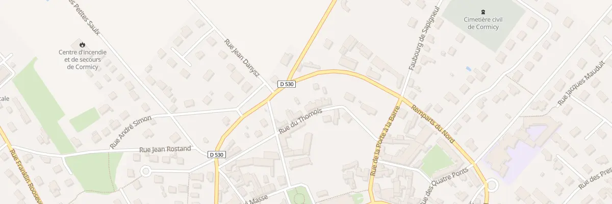 Plan du 10 Rue du Thomois à Cormicy
