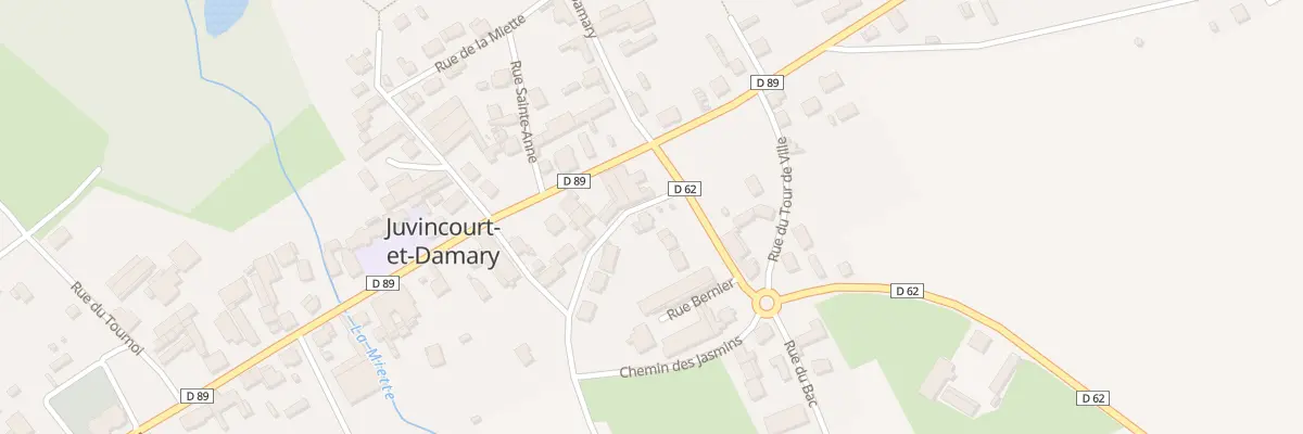 Plan du 1 Che des Jasmins à Juvincourt-et-Damary