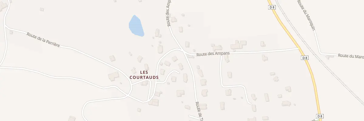 Plan du 129E Mte des Courtauds à Ambierle