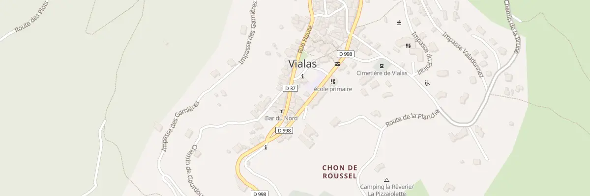 Plan du 62 Rue Haute à Vialas