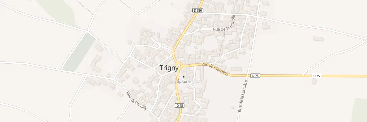Plan du 1 Rue de Marzelle à Trigny
