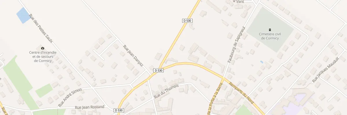 Plan du 9 Rue des Remparts du Nord à Cormicy