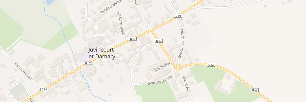 Plan du 2B Rue de Guignicourt à Juvincourt-et-Damary