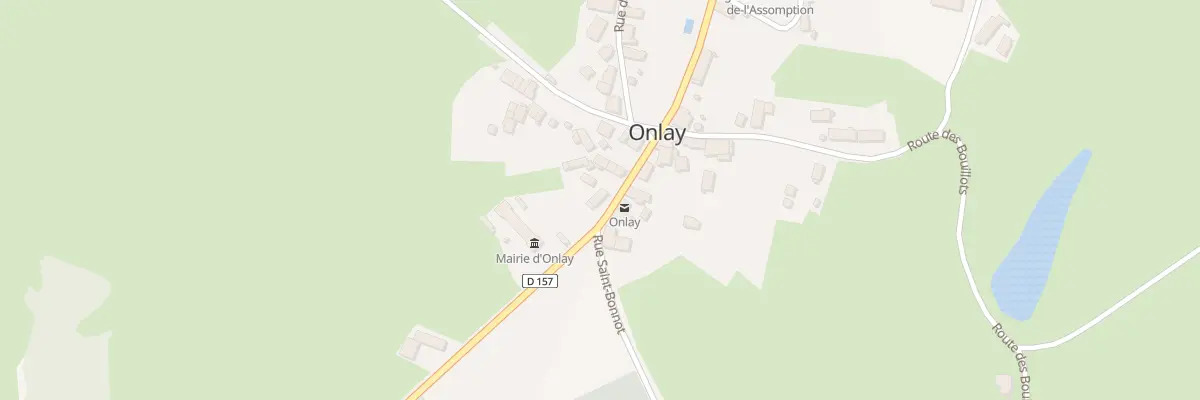 Plan du 5 Rte de Saint Léger à Onlay
