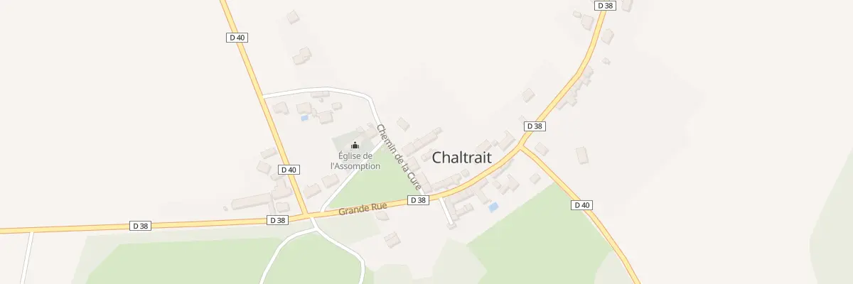 Plan du 6 Che Chemin de la Cure à Chaltrait