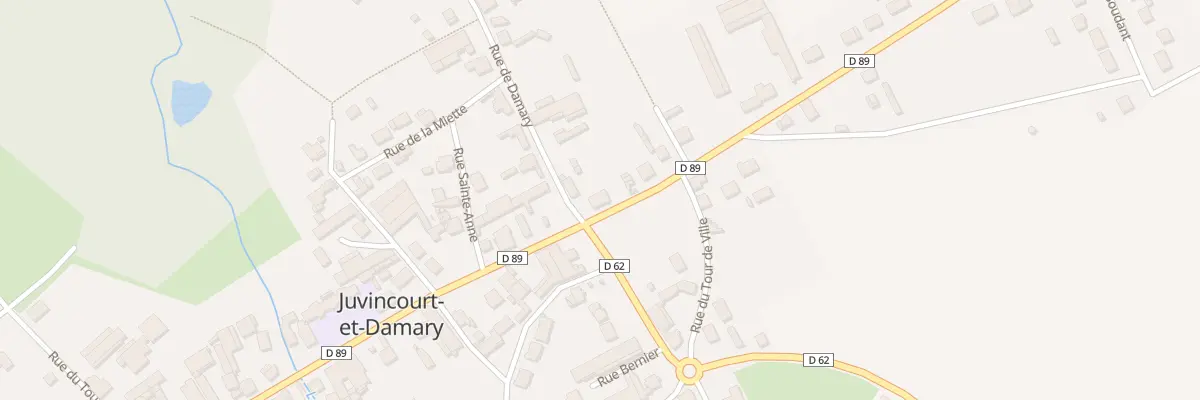 Plan du 1 Rte d’Amifontaine à Juvincourt-et-Damary