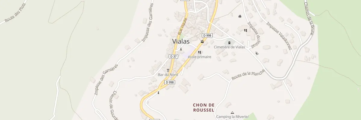 Plan du 74 Rue Haute à Vialas