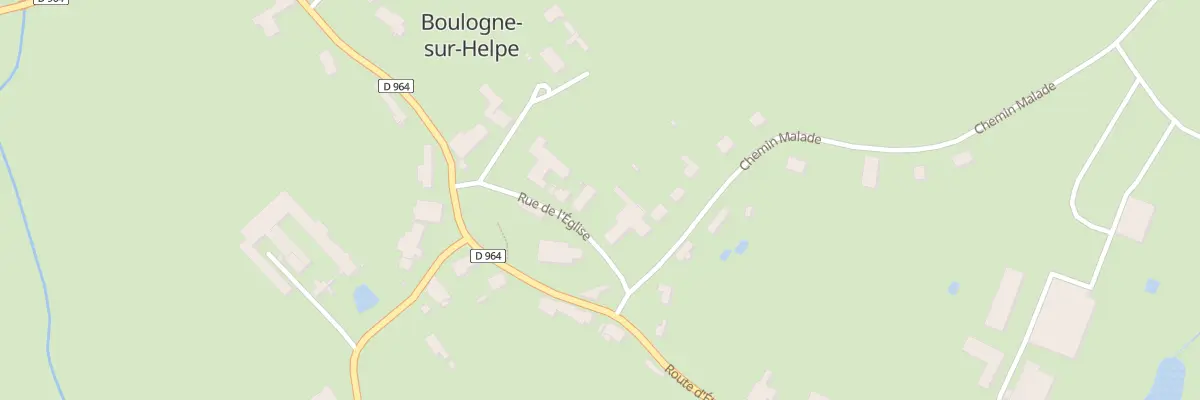 Plan du 7 Rue de l’Eglise à Boulogne-sur-Helpe