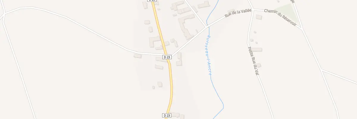 Plan du 2 Rue de Vallee à Bercenay-en-Othe