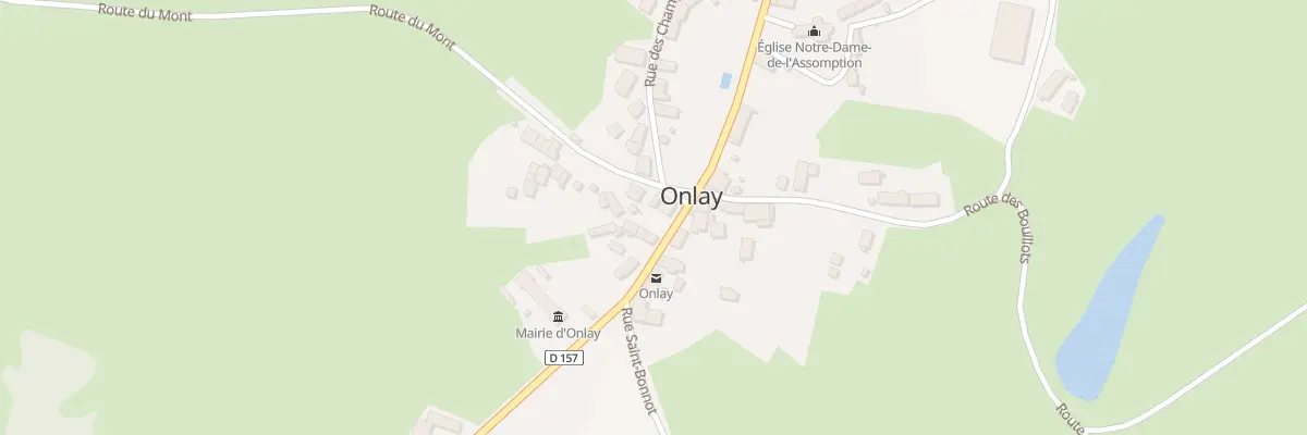 Plan du 1 Pl du 8 Mai à Onlay