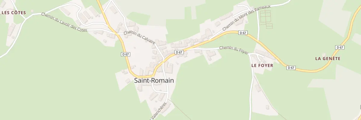 Plan du 5177 Le Bourg à Saint-Romain
