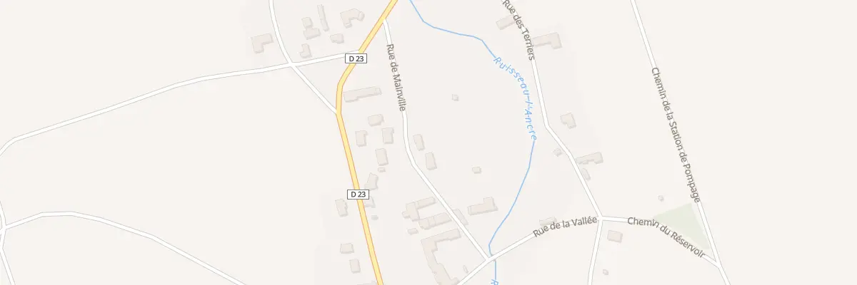Plan du 15 Rue de Mainville à Bercenay-en-Othe