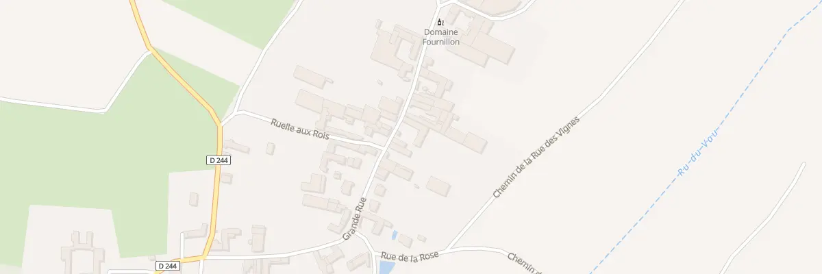 Plan du 20 Gr Grande Rue à Bernouil