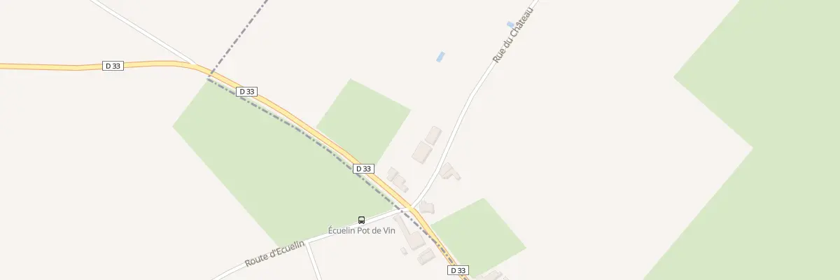 Plan du 22 Rue du Château à Écuélin