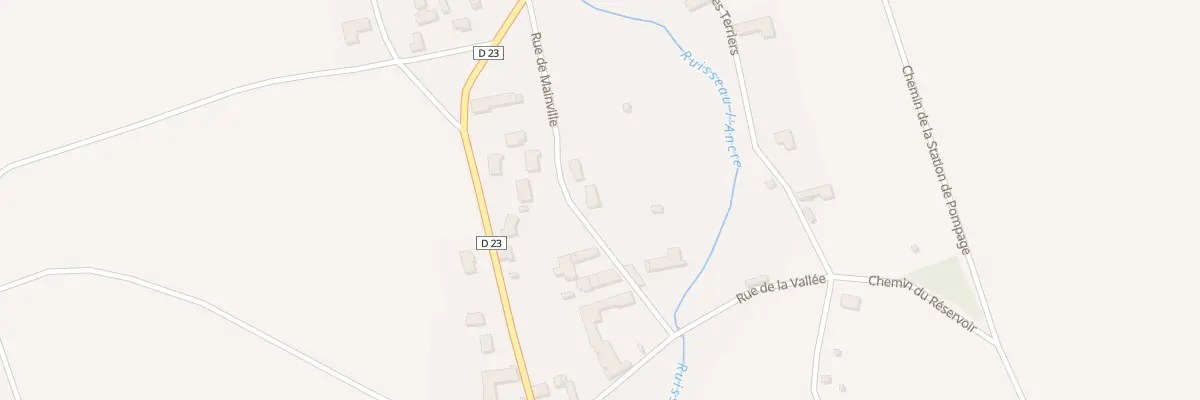 Plan du 17 Rue de Mainville à Bercenay-en-Othe