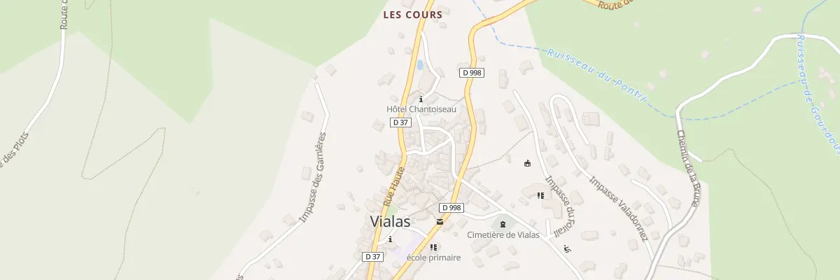 Plan du 112 Pl du Terras à Vialas