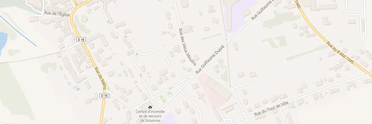 Plan du 20 Rue des Vieux Moulins à Sissonne