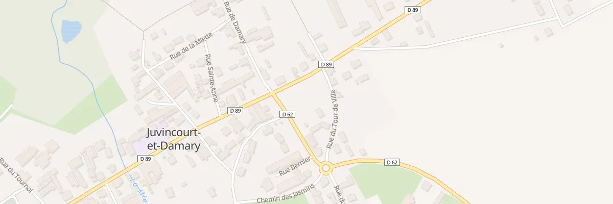 Plan du 4 Rte d’Amifontaine à Juvincourt-et-Damary