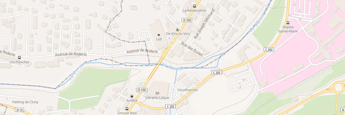 Plan du 55 Av des Champs Élysées à Chadrac