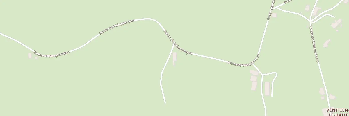 Plan du 890 Rte de Villapourçon à Préporché