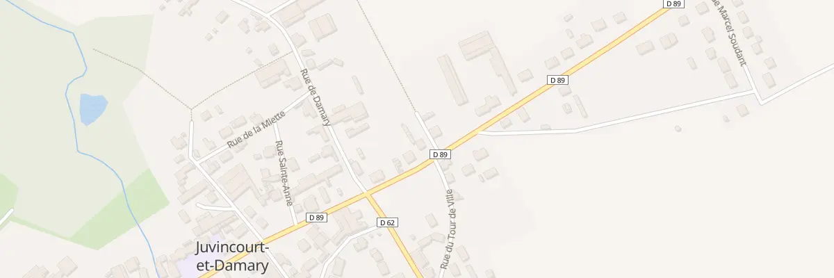 Plan du 5 Rte d’Amifontaine à Juvincourt-et-Damary
