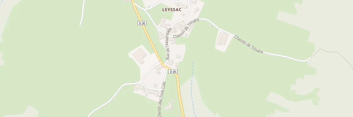 Plan du 5159 Leyssac à Saint-Pierre-du-Champ