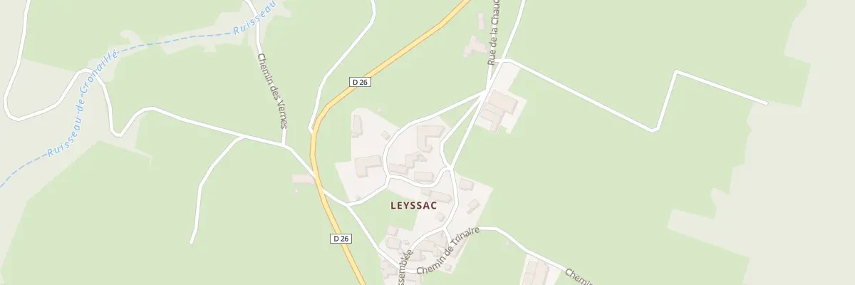 Plan du 5165 Leyssac à Saint-Pierre-du-Champ