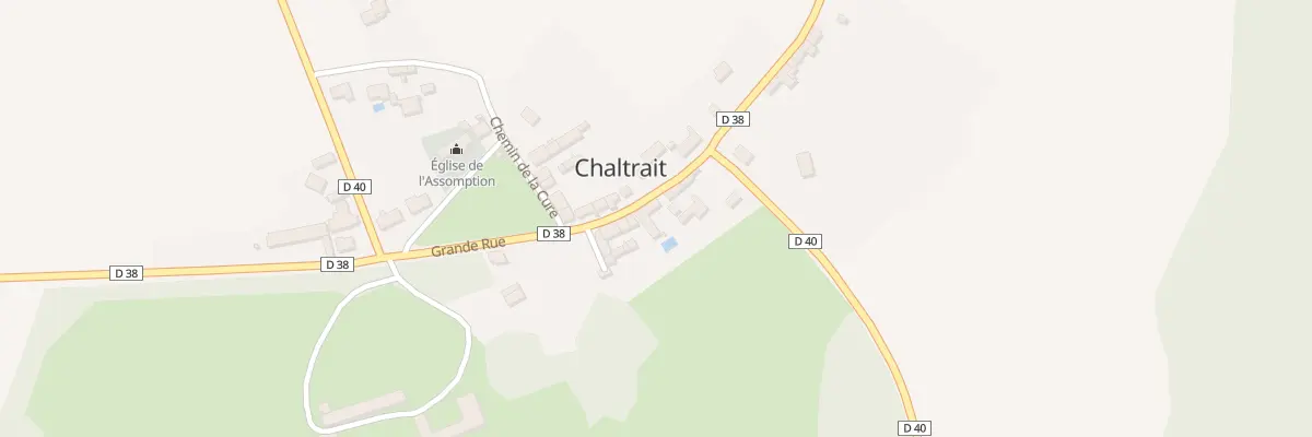 Plan du 20 Gr Grande Rue à Chaltrait