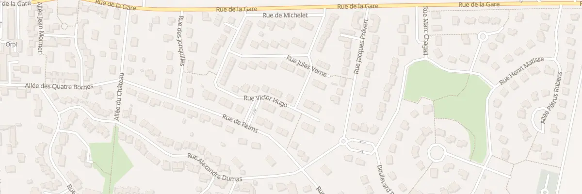 Plan du 13 Rue Victor Hugo à Muizon