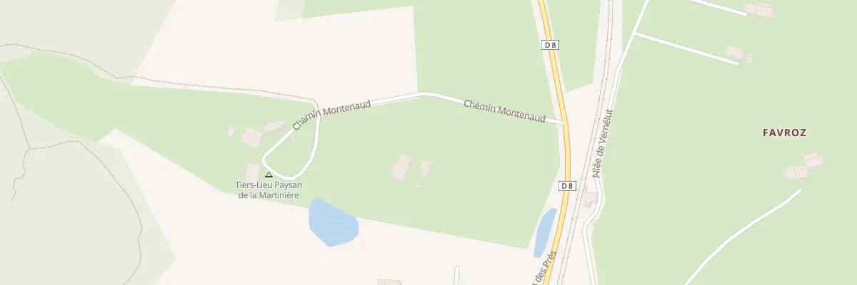 Plan du 119 Che Montenaud à Ambierle