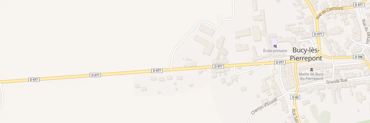Plan du 18 Rue de Chivres à Bucy-lès-Pierrepont
