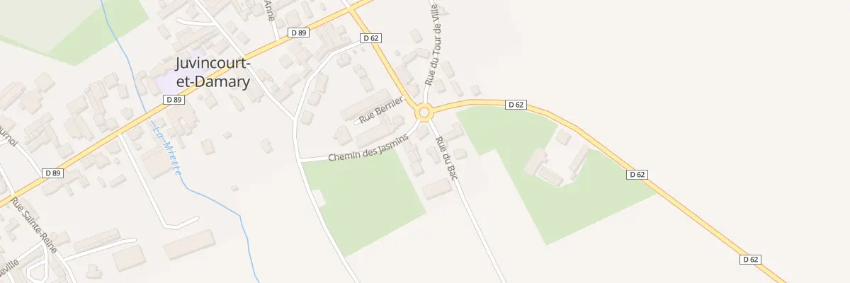 Plan du 6 Rue de Guignicourt à Juvincourt-et-Damary