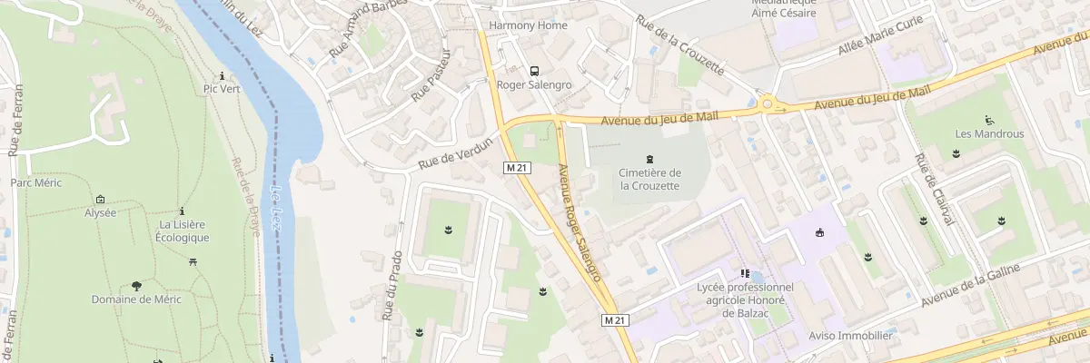 Plan du 10 Av Roger Salengro à Castelnau-le-Lez