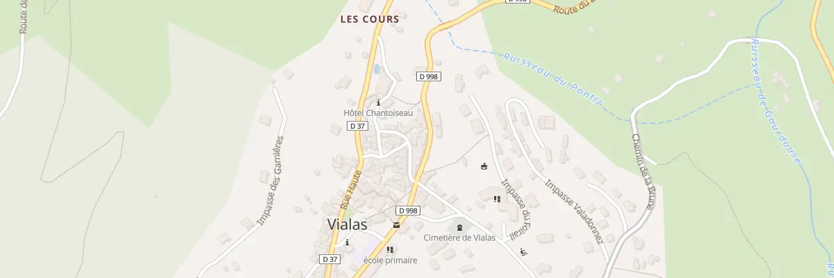 Plan du 64 Rue de la Gazette à Vialas