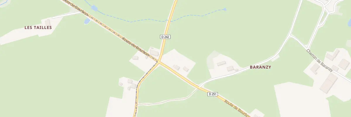 Plan du 2306 Rte de Bourbon aux Guerreaux