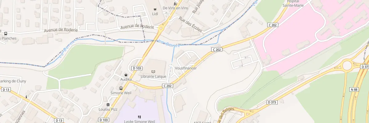 Plan du 3 Rte de Montredon au Puy-en-Velay