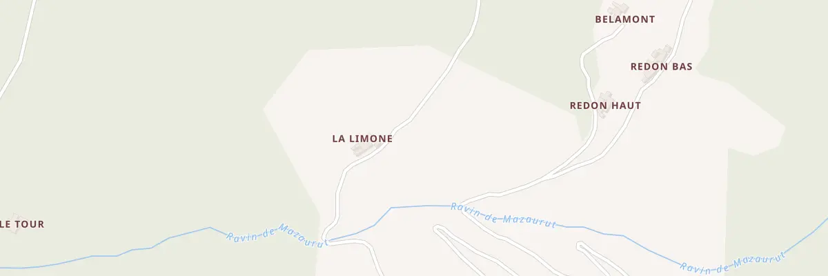 Plan du 5479 La Limone au Collet-de-Dèze