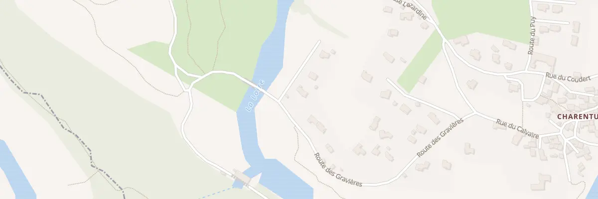 Plan du 9003 Rte des Gravières à Coubon