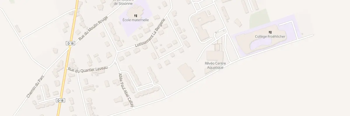Plan du 34 Lot la Bergerie à Sissonne