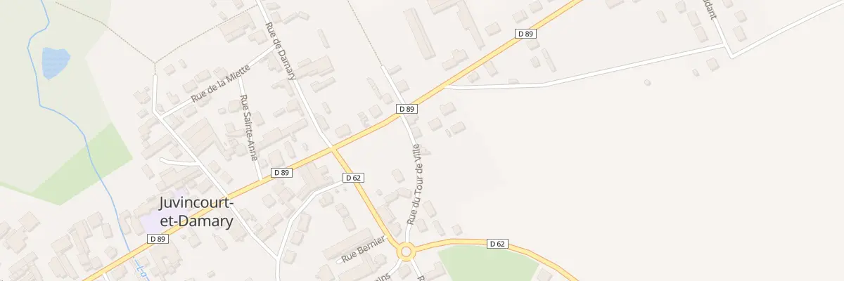 Plan du 6 Rte d’Amifontaine à Juvincourt-et-Damary