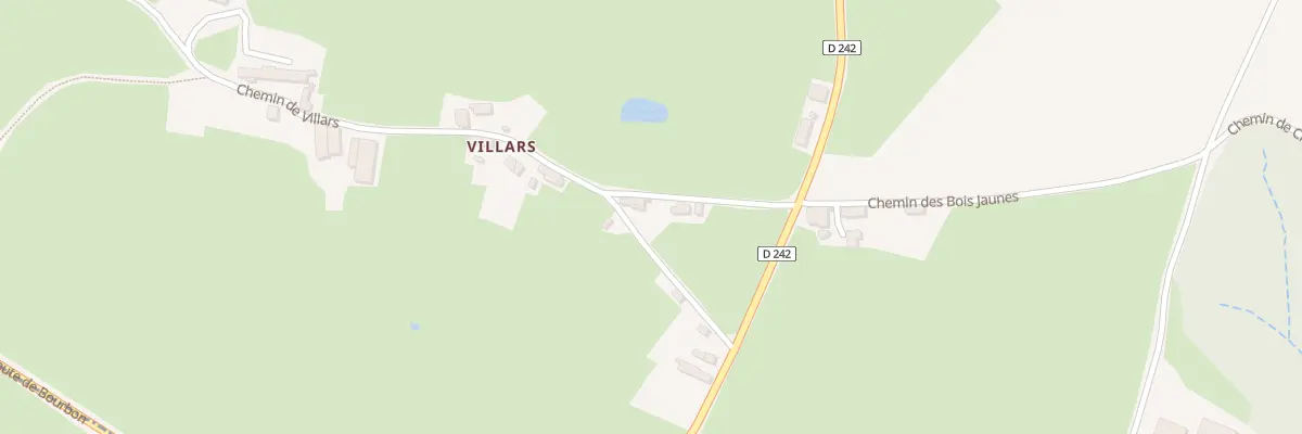 Plan du 150 Che de Villars aux Guerreaux